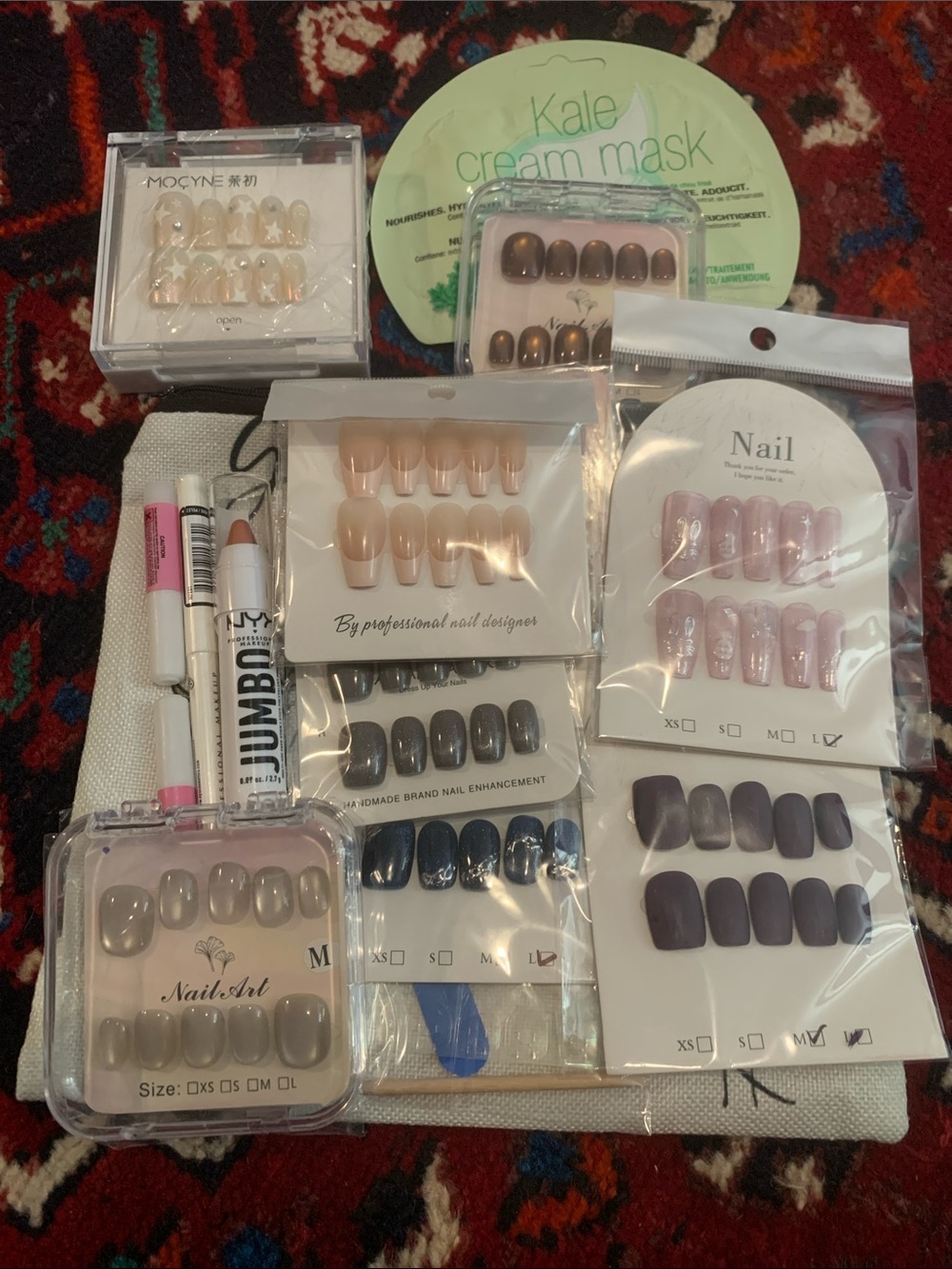 New Nails 💅 and Makeup Pouch Bundle